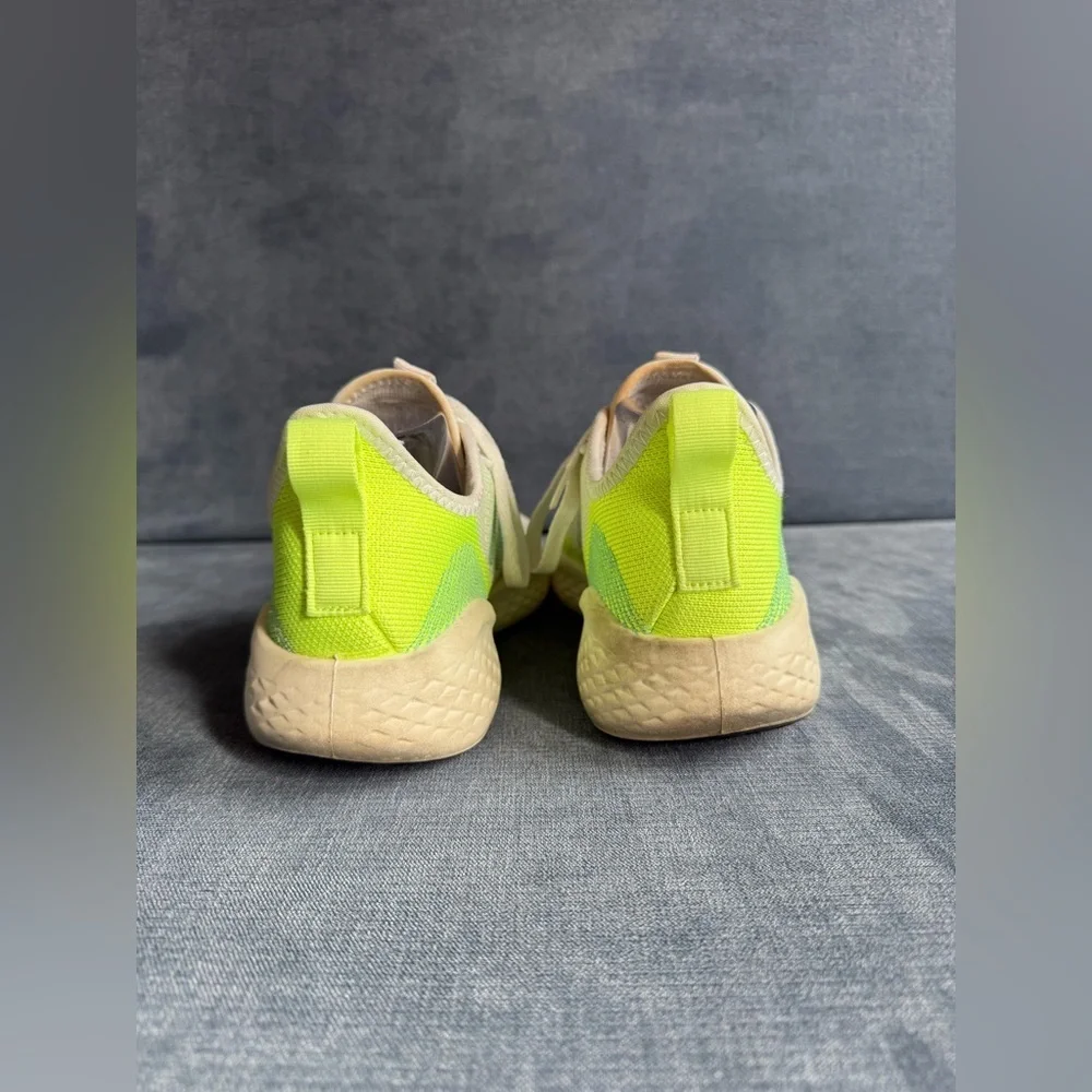 Adidas Fluidflow 2.0Bounce Womens Running Shoes SZ 8 Yellow Blue Sneakers